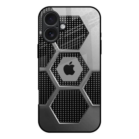 Hexagon Style iPhone 17 Glass Back Cover Online