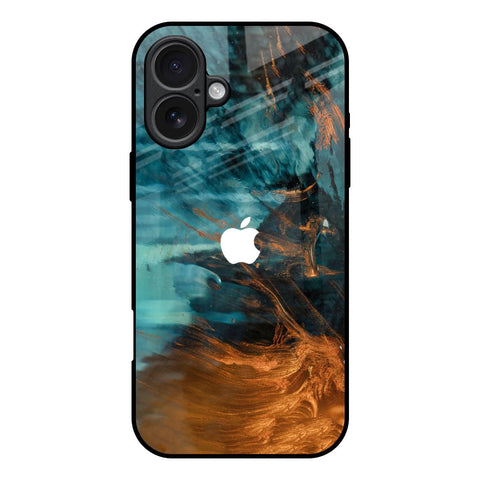 Golden Splash iPhone 17 Glass Back Cover Online
