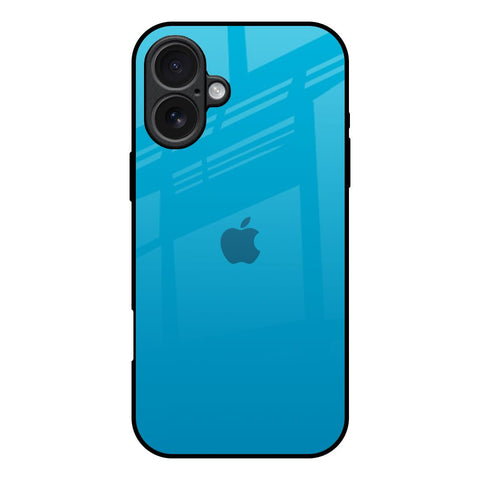 Blue Aqua iPhone 17 Glass Back Cover Online