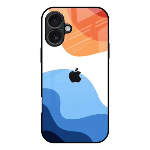 Wavy Color Pattern iPhone 17 Glass Back Cover Online