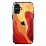 Magma Color Pattern iPhone 17 Glass Back Cover Online