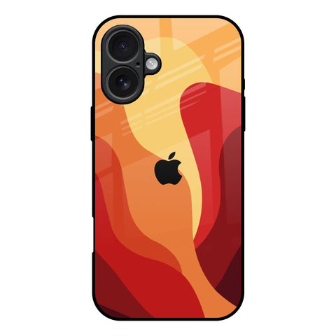 Magma Color Pattern iPhone 17 Glass Back Cover Online
