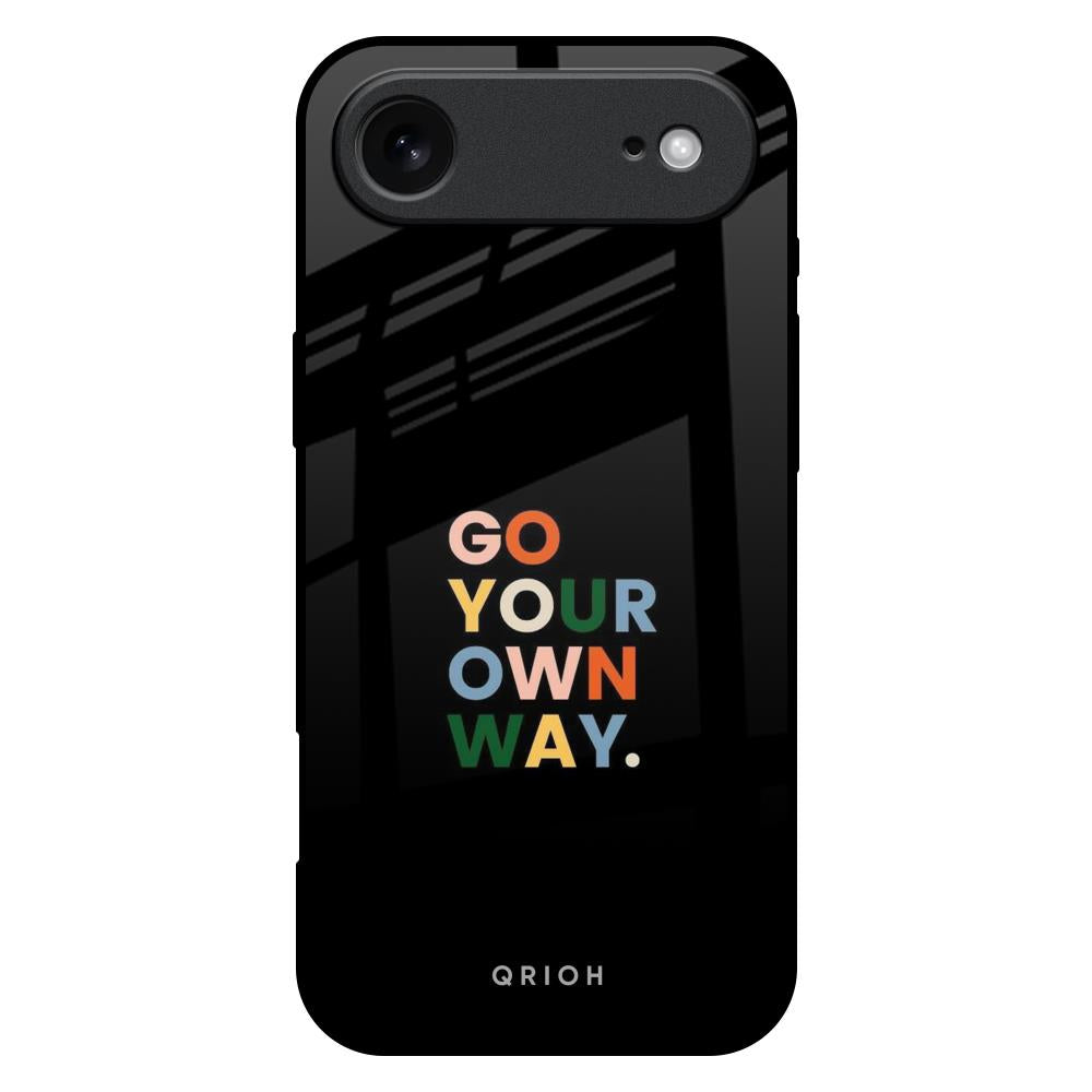 Go Your Own Way iPhone 17 Air Glass Back Cover Online