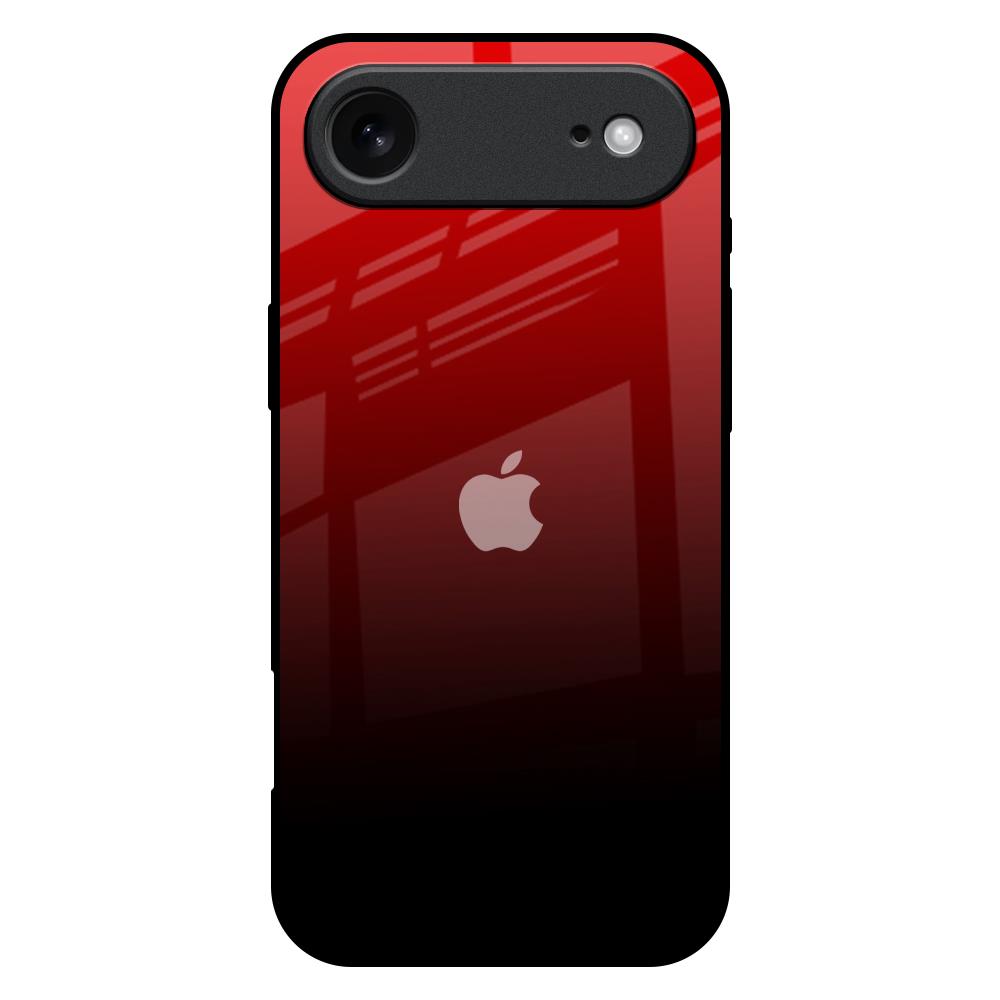 Maroon Faded iPhone 17 Air Glass Back Cover Online