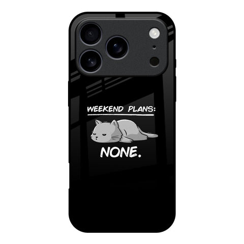 Weekend Plans iPhone 17 Pro Glass Back Cover Online