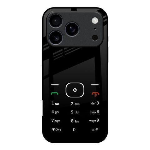 Classic Keypad Pattern iPhone 17 Pro Glass Back Cover Online