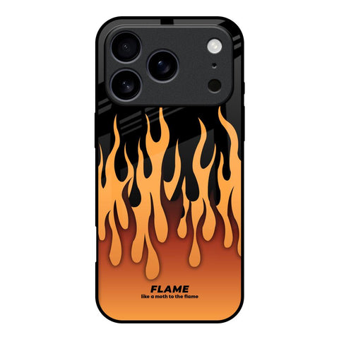 Fire Flame iPhone 17 Pro Glass Back Cover Online
