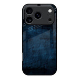 Dark Blue Grunge iPhone 17 Pro Glass Back Cover Online