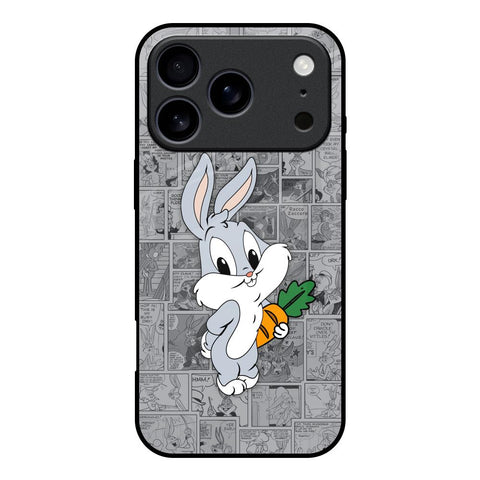 Cute Baby Bunny iPhone 17 Pro Glass Back Cover Online