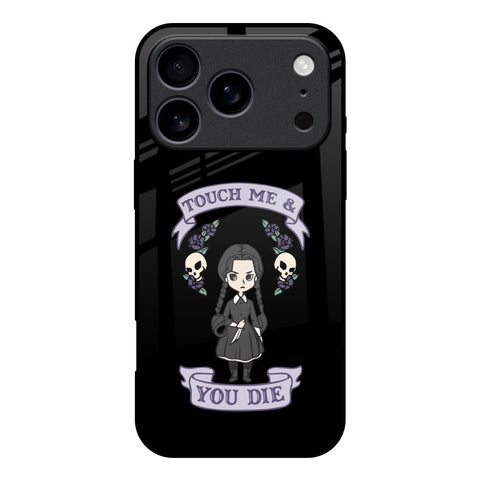 Touch Me & You Die iPhone 17 Pro Glass Back Cover Online
