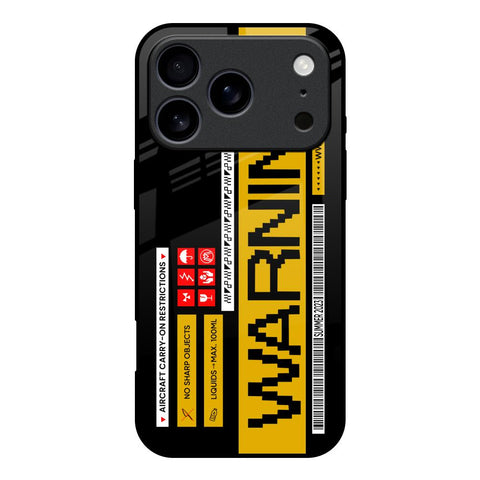 Aircraft Warning iPhone 17 Pro Glass Back Cover Online