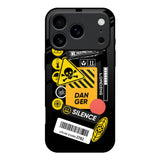 Danger Signs iPhone 17 Pro Glass Back Cover Online