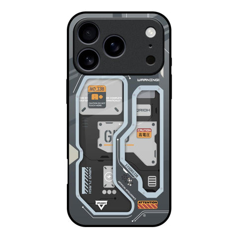 Retro Futuristic iPhone 17 Pro Glass Back Cover Online