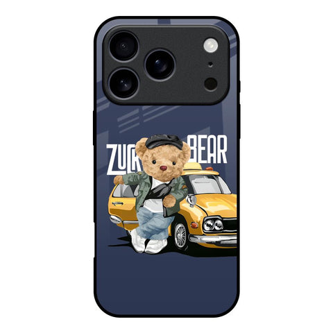 Adventurous Bear iPhone 17 Pro Glass Back Cover Online