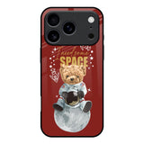 Astronaut Bear iPhone 17 Pro Glass Back Cover Online
