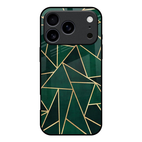 Abstract Green iPhone 17 Pro Glass Back Cover Online