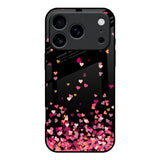 Heart Rain Fall iPhone 17 Pro Glass Back Cover Online