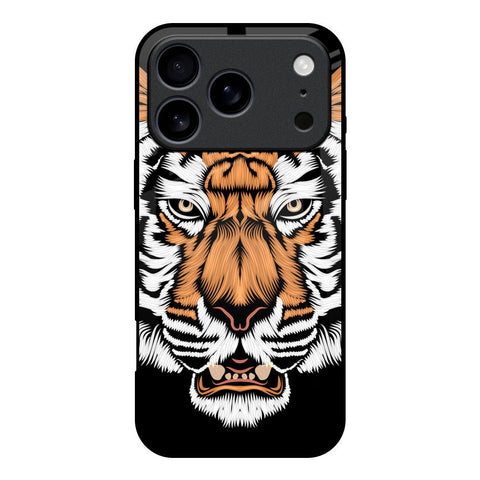 Angry Tiger iPhone 17 Pro Glass Back Cover Online