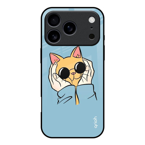 Adorable Cute Kitty iPhone 17 Pro Glass Back Cover Online