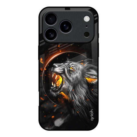 Aggressive Lion iPhone 17 Pro Glass Back Cover Online