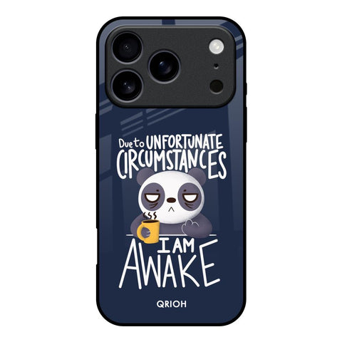 Struggling Panda iPhone 17 Pro Glass Back Cover Online