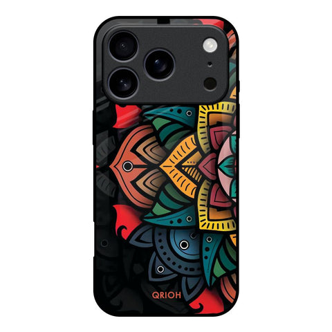 Retro Gorgeous Flower iPhone 17 Pro Glass Back Cover Online