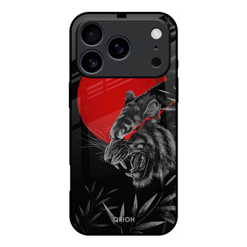 Red Moon Tiger iPhone 17 Pro Glass Back Cover Online