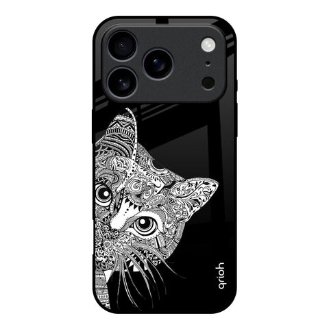 Kitten Mandala iPhone 17 Pro Glass Back Cover Online