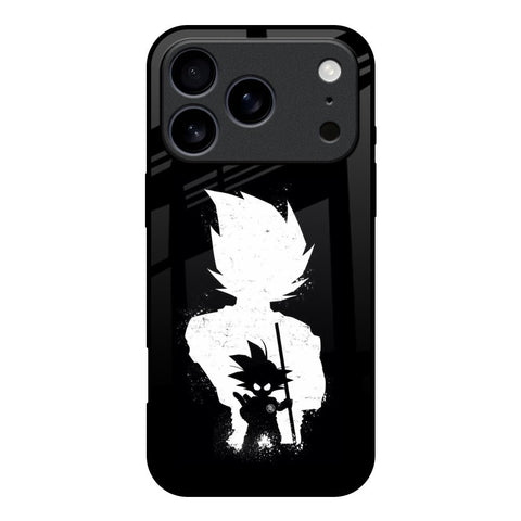 Monochrome Goku iPhone 17 Pro Glass Back Cover Online