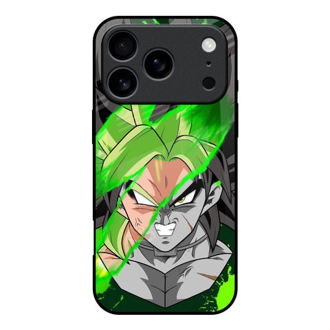 Anime Green Splash iPhone 17 Pro Glass Back Cover Online