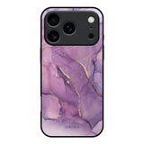 Purple Gold Marble iPhone 17 Pro Glass Back Cover Online