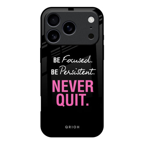 Be Focused iPhone 17 Pro Glass Back Cover Online