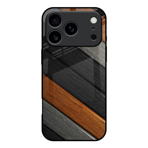 Tri Color Wood iPhone 17 Pro Glass Back Cover Online