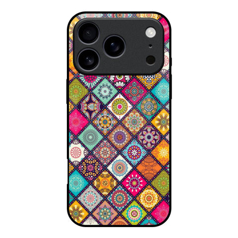 Multicolor Mandala iPhone 17 Pro Glass Back Cover Online