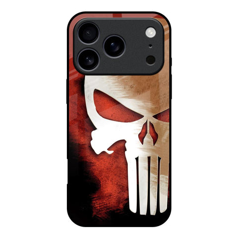Red Skull iPhone 17 Pro Glass Back Cover Online