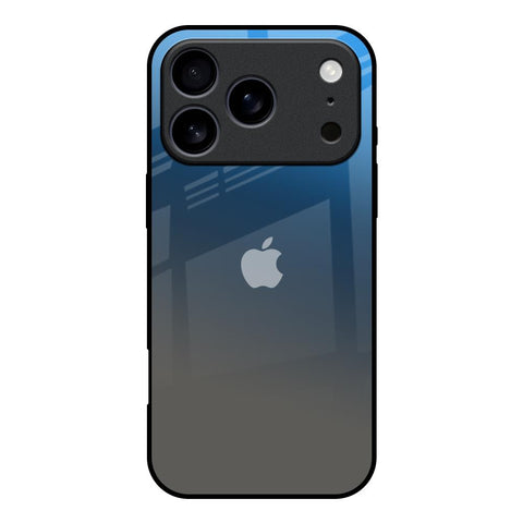 Blue Grey Ombre iPhone 17 Pro Glass Back Cover Online