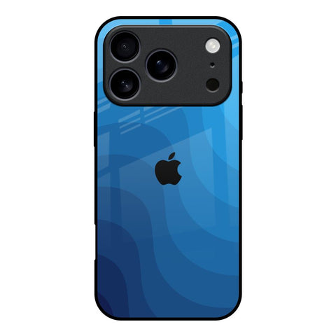 Blue Wave Abstract iPhone 17 Pro Glass Back Cover Online