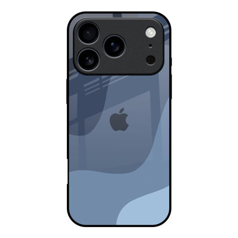Navy Blue Ombre iPhone 17 Pro Glass Back Cover Online