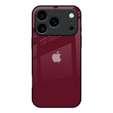 Classic Burgundy iPhone 17 Pro Glass Back Cover Online