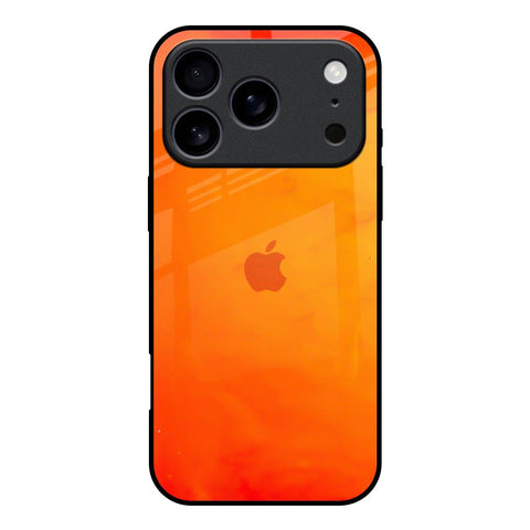 Tangy Orange iPhone 17 Pro Glass Back Cover Online