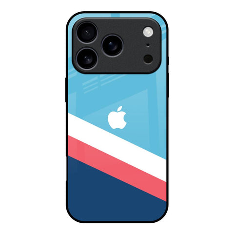 Pink & White Stripes iPhone 17 Pro Glass Back Cover Online