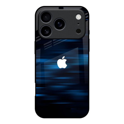Blue Rough Abstract iPhone 17 Pro Glass Back Cover Online