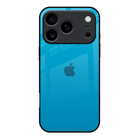 Blue Aqua iPhone 17 Pro Glass Back Cover Online