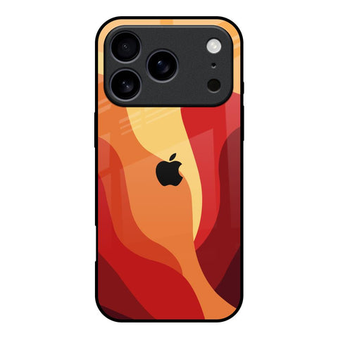 Magma Color Pattern iPhone 17 Pro Glass Back Cover Online