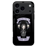Touch Me & You Die iPhone 17 Pro Max Glass Back Cover Online