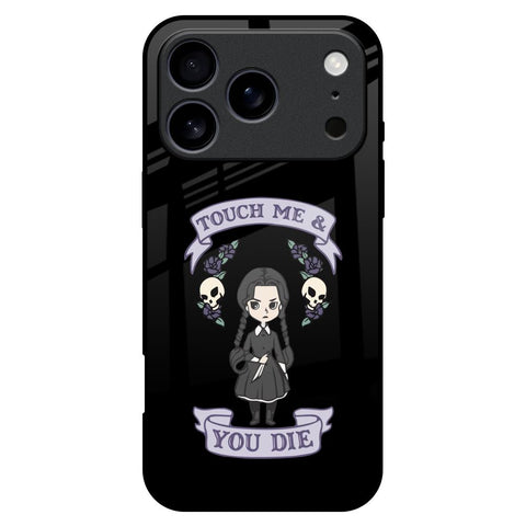 Touch Me & You Die iPhone 17 Pro Max Glass Back Cover Online
