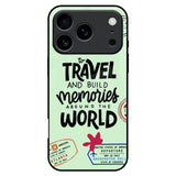 Travel Stamps iPhone 17 Pro Max Glass Back Cover Online