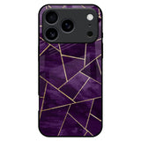 Geometric Purple iPhone 17 Pro Max Glass Back Cover Online