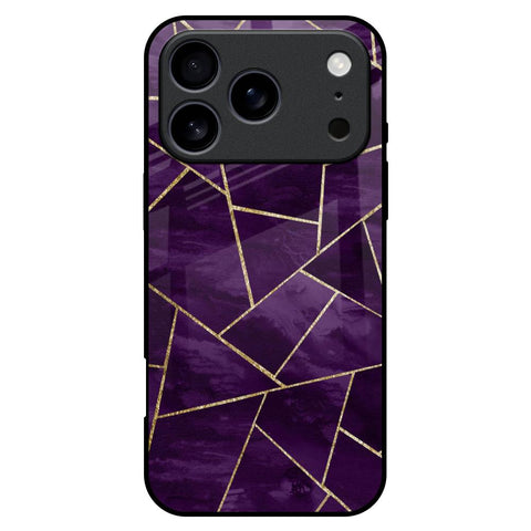 Geometric Purple iPhone 17 Pro Max Glass Back Cover Online