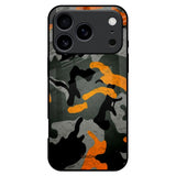 Camouflage Orange iPhone 17 Pro Max Glass Back Cover Online